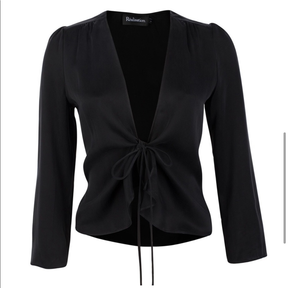Realisation Par Bianca top in black